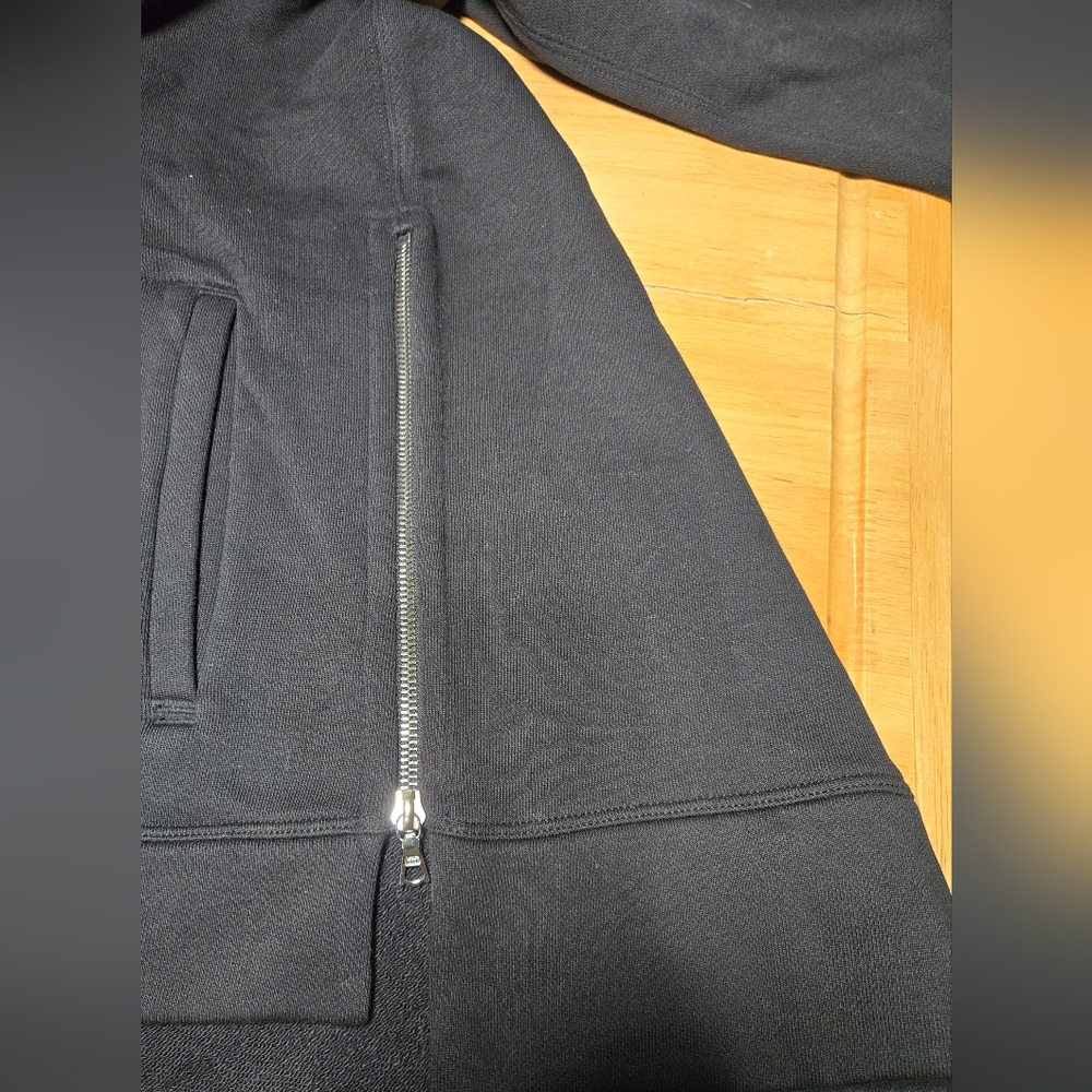 Embroidered Floral Patch Handmade Hoodie NWOT - Picture 3 of 9